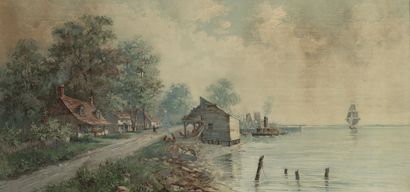 École Française du XIXème siècle
Paysage...
