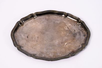 Lot of metal or silver plated metal: 
- part...