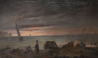 Émile TESSON XIXème siècle
Le départ des...