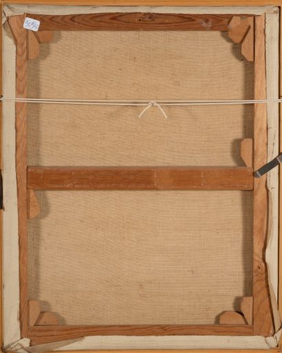 JF BERTRAND
Bruges.
Huile sur toile.
Signée,...