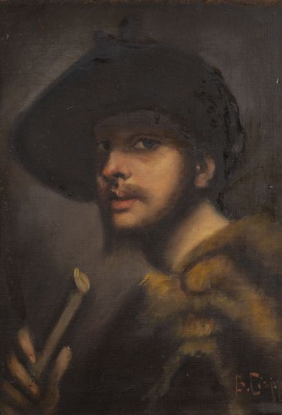 Bianca CIAPPA (XXème siècle)
Le Berger Italien.
Huile...