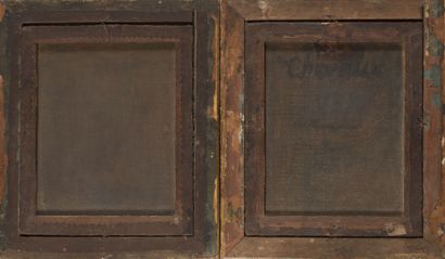 Attribuée à Henri CHEVAUX (XVIIIème siècle)
Pair...