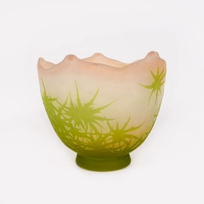Établissements GALLE
Vase cup on foot, wide...