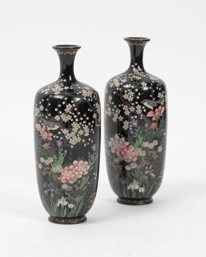 JAPON, fin du XIXème siècle
Pair of small...