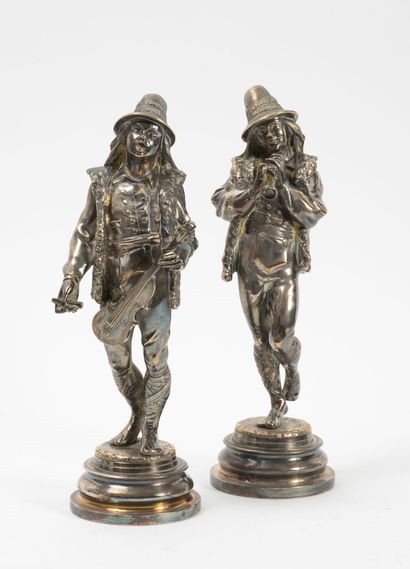 Auguste Louis LALOUETTE (1826-1883)
Two musicians,...