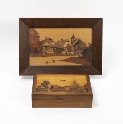 Charles SPINDLER (1865-1938).
Lot:
- Wood...