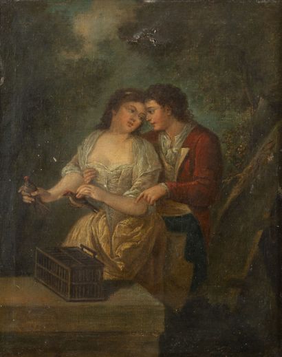 Attribuée à Henri CHEVAUX (XVIIIème siècle)
Pair...