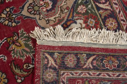 IRAN
Rectangular wool carpet polychrome formed...