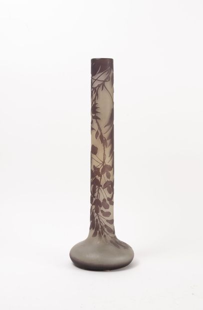 Établissements GALLE
Large vase with flattened...