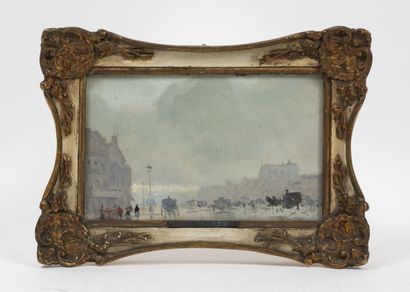 Attilio PRATELLA (1856-1949)
Street of Paris...
