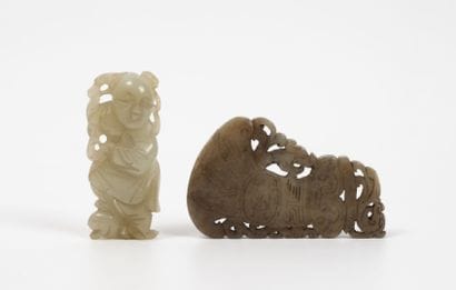 CHINE - XIXème siècle
Set including Liu Hai...