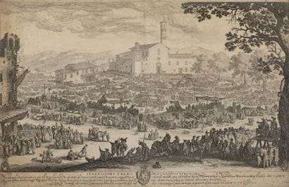 D'après Jacques CALLOT (1592-1635) 
The Fair...