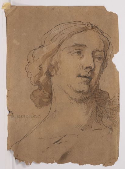 Ecole française du XIXème
Bust of a character.
Drawing...