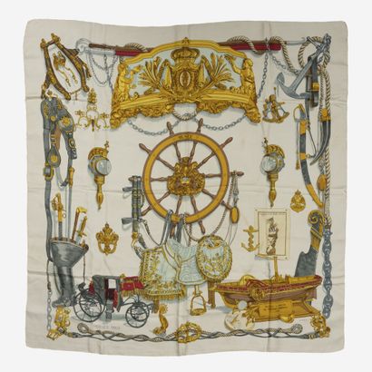 HERMES Paris
Carré en twill de soie imprimé,...