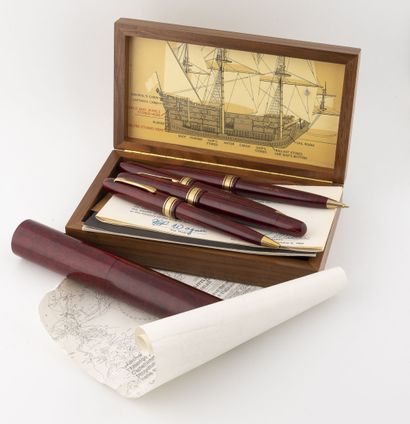 OMAS
Deux stylos billes, un criterium et...