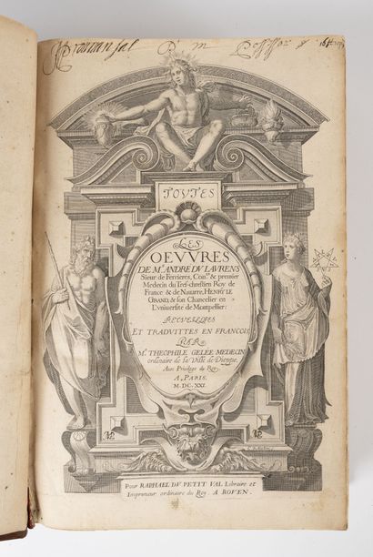 DU LAURENS (André)
The works of M. André...