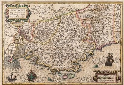 PROVINCIAE regionis Galliae, vera exactissimacq...