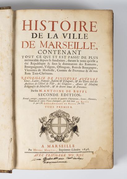 RUFFI (Antoine de)
Histoire de la ville de...