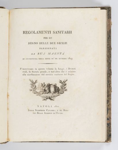REGOLAMENTI SANITARI per lo regno delle Due...
