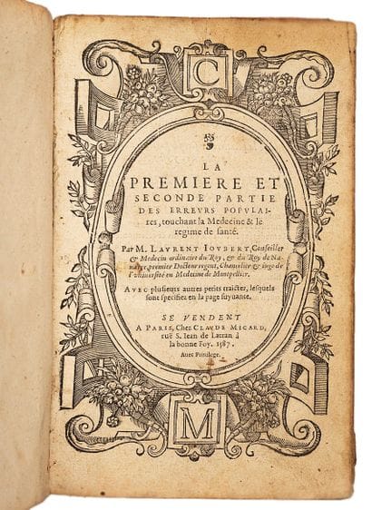 JOUBERT (Laurent)
La première et seconde...