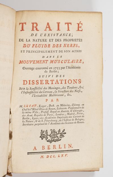 LECAT (Claude Nicolas)
Traité de l'existence...