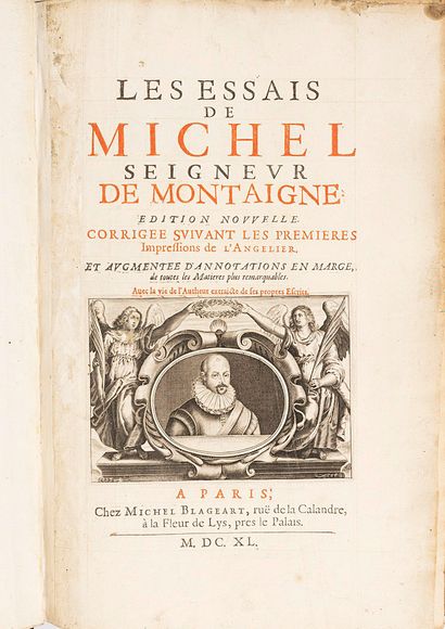 MONTAIGNE (Michel de)
The essays of Michel...