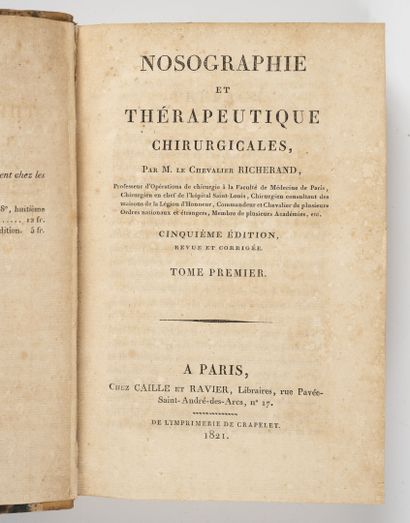 RICHERAND (A.)
Surgical Nosography and Therapeutics....