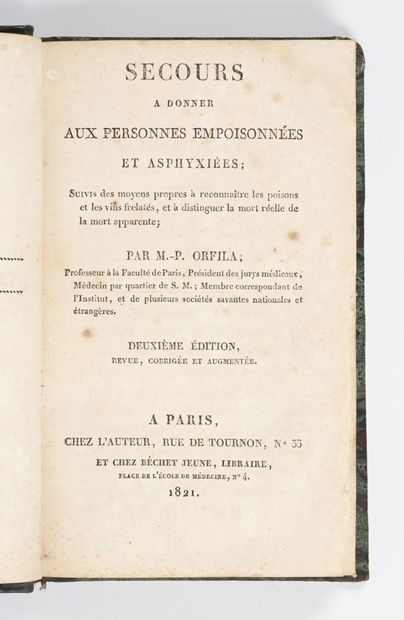 ORFILA
Traité de médecine légale. Quatrième...