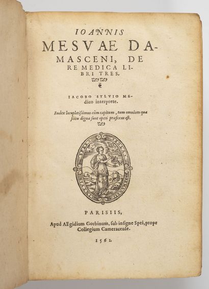 MESUE (Jean)
Ioannis Mesuae Damasceni, de...