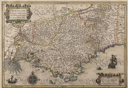 PROVINCIAE regionis Galliae, vera exactissimacq...