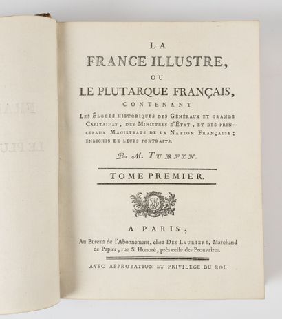 TURPIN
La France illustre ou le Plutarque...