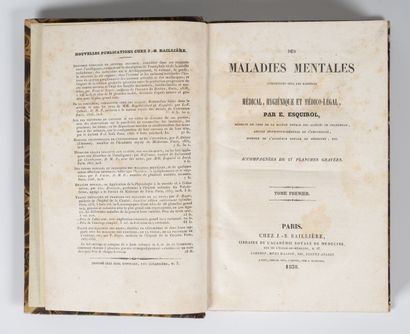 ESQUIROL
Des maladies mentales considérées...