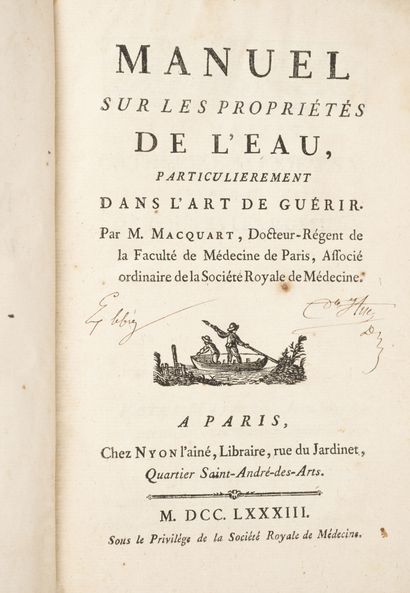 MACQUART
Manuel sur les propriétés de l'eau...