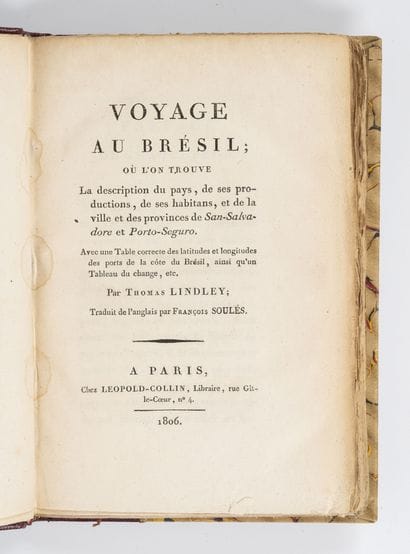 LINDLEY
Voyage au Brésil, où l'on trouve...