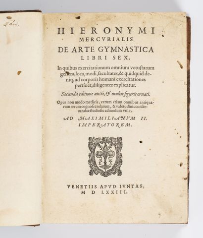 MERCULIARIS (Hieronymus)
De arte gymnastica...