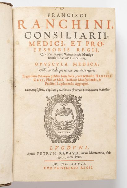 RANCHINI (Francisci)
Francisci ranchini consiliarii,...