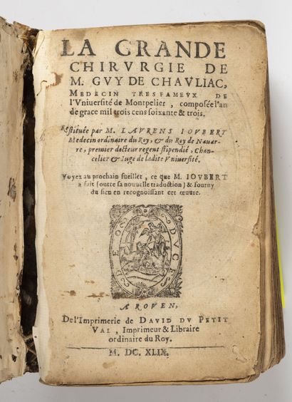 JOUBERT (Laurent)
La grande chirurgie de...