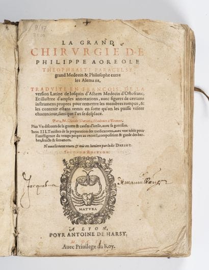 PARACELSE (Philippe Auréole)
La grande chirurgie....