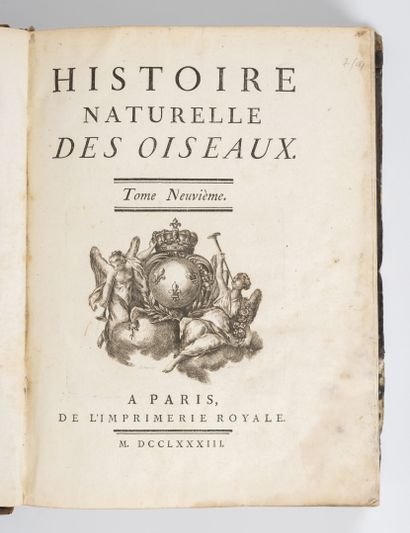 BUFFON
Histoire naturelle générale et particulière...