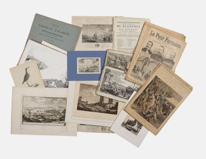 MANETTE: Lot of prints and reproductions...