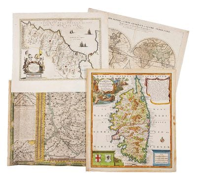CORSICA Set of 6 cards including : Seutter....
