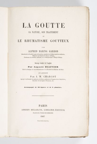 PONSART
Traité méthodique de la goutte et...