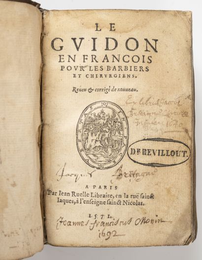 CHAULIAC (Guy de) - CANAPPE (Jean)
Le guidon...