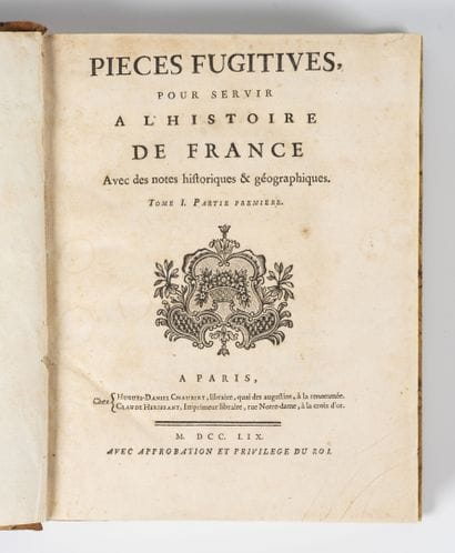 BASCHI (Charles de, marquis d'Aubais) & MENARD...