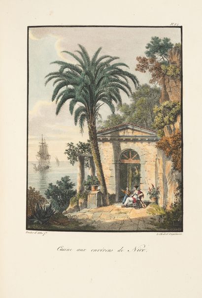 BACLER D'ALBE
Vues de Lausanne à Gênes.
S.l.,...