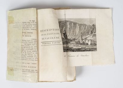 GUERIN
Description de la Fontaine de Vaucluse.
Avignon,...