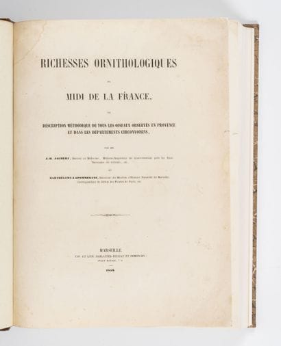 JAUBERT (B.) - BARTHELEMY- LAPOMMERAYE (C.J.)
Richesses...