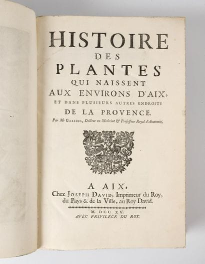 GARIDEL (Pierre Joseph)
Histoire des plantes...