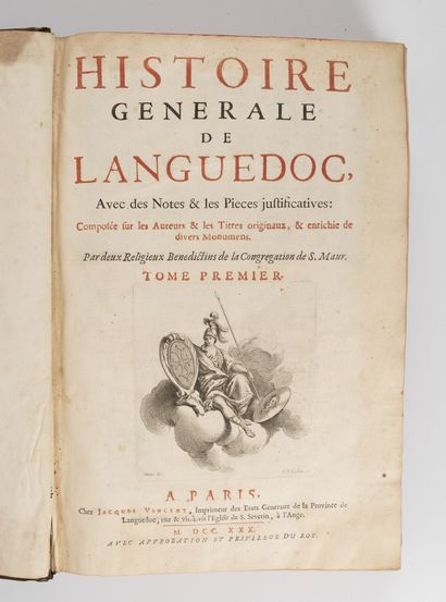 VAISSETTE (D.Jos) & VIC (de)
Histoire générale...
