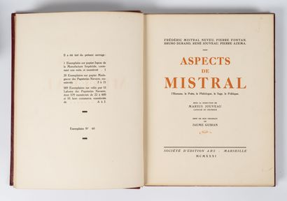 MISTRAL (Frédéric) - BURNAND
Mireille. Poème...